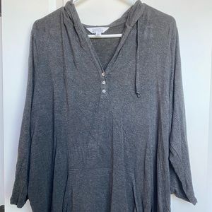 Hooded Long Sleeve Shirt - Like New!!